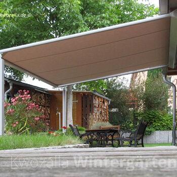 Pergola-Markise aus wetterfestem, stabilem Tuch gegen Sonneneinstrahlung oder Regen