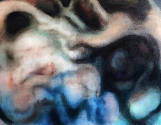 © Adéla Kopečná - Gemälde: Neurons, Perception, Thoughts ... - Öl auf Leinwand