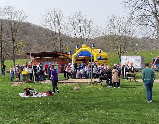 Ostereiersuche im Stauseebad Cossebaude 2024 - Foto: CDU OV Dresdner Westen